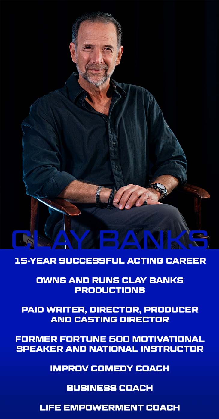 Clay Banks About card