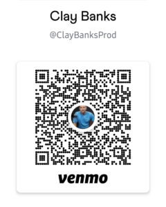 Clay Banks Studio Venmo Me Card